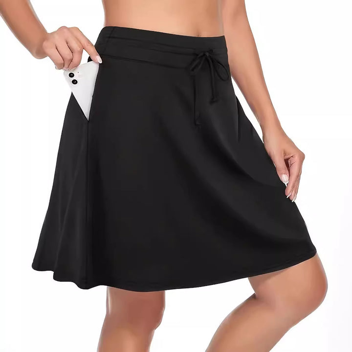 Damen funktionelle Strandshorts mit floralem Überwurf Drune