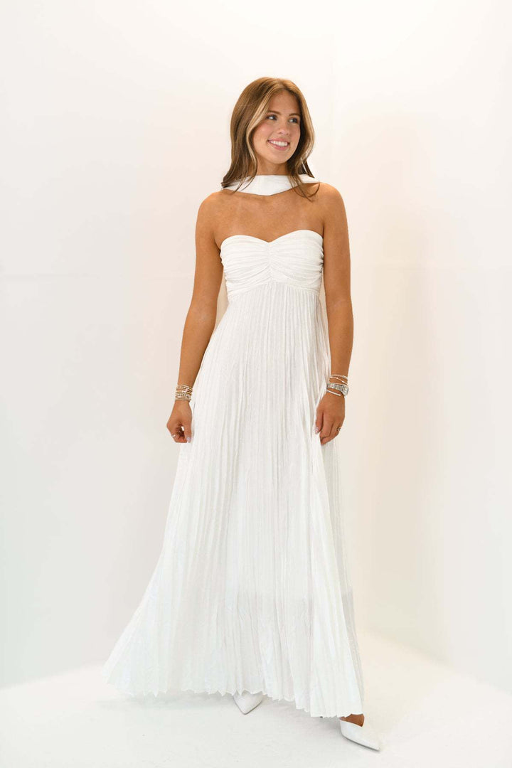 Damen elegante Maxi-Röcke mit Faltenwurf Drune