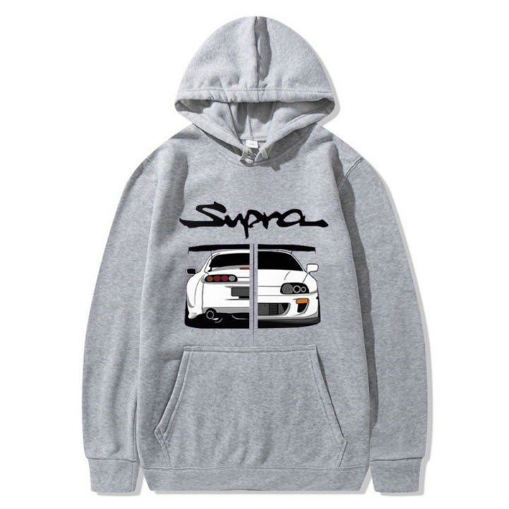 Damen Kapuzenpullover mit einzigartigem Design und bequemen Kängurutaschen Drune