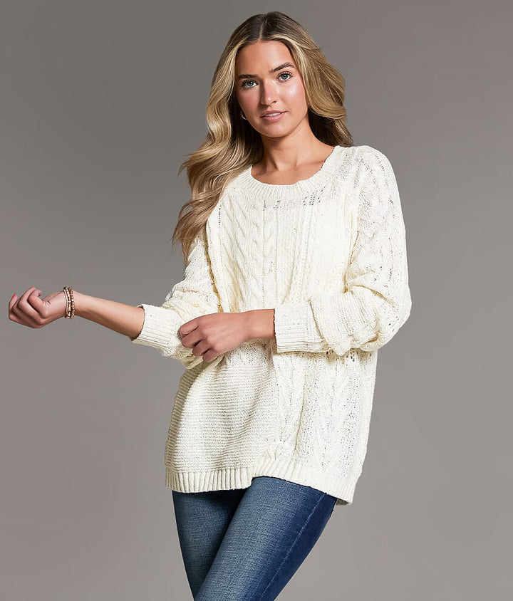 Damen Strickpullover Drune