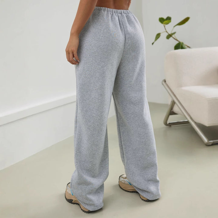 Damen bequeme Sweathose mit lässigem Schnitt und seitlichen Eingrifftaschen Drune