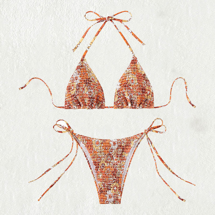 Damen Triangel-Bikini mit trendigem Rüschendesign Drune