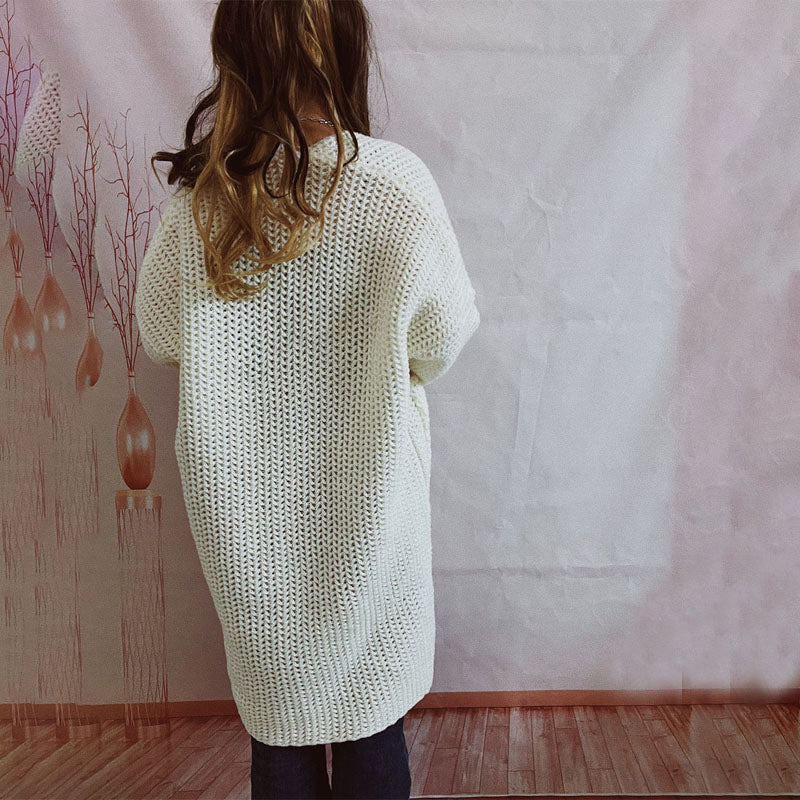 Drune | Einfarbige Strickjacke