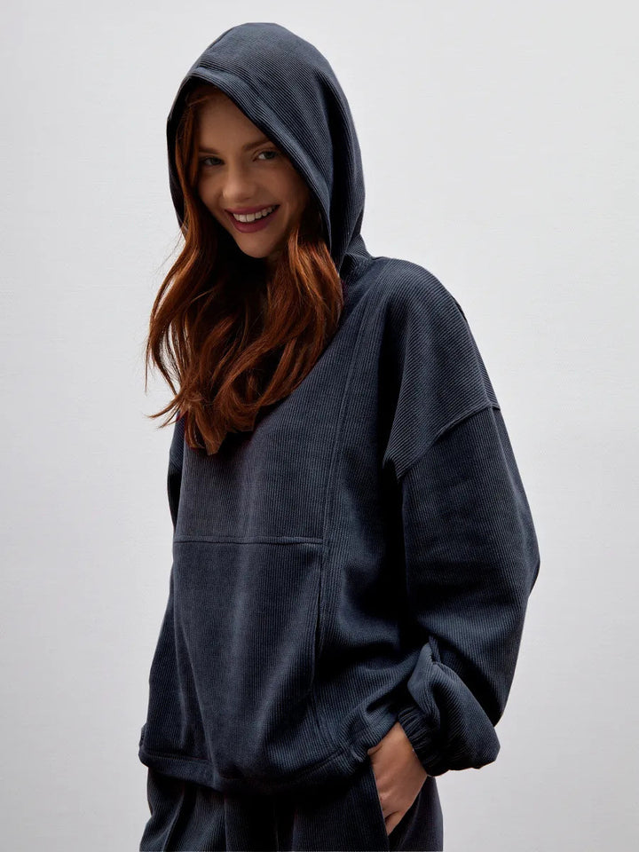 Damen gemütliches Fleece-Freizeitset Drune