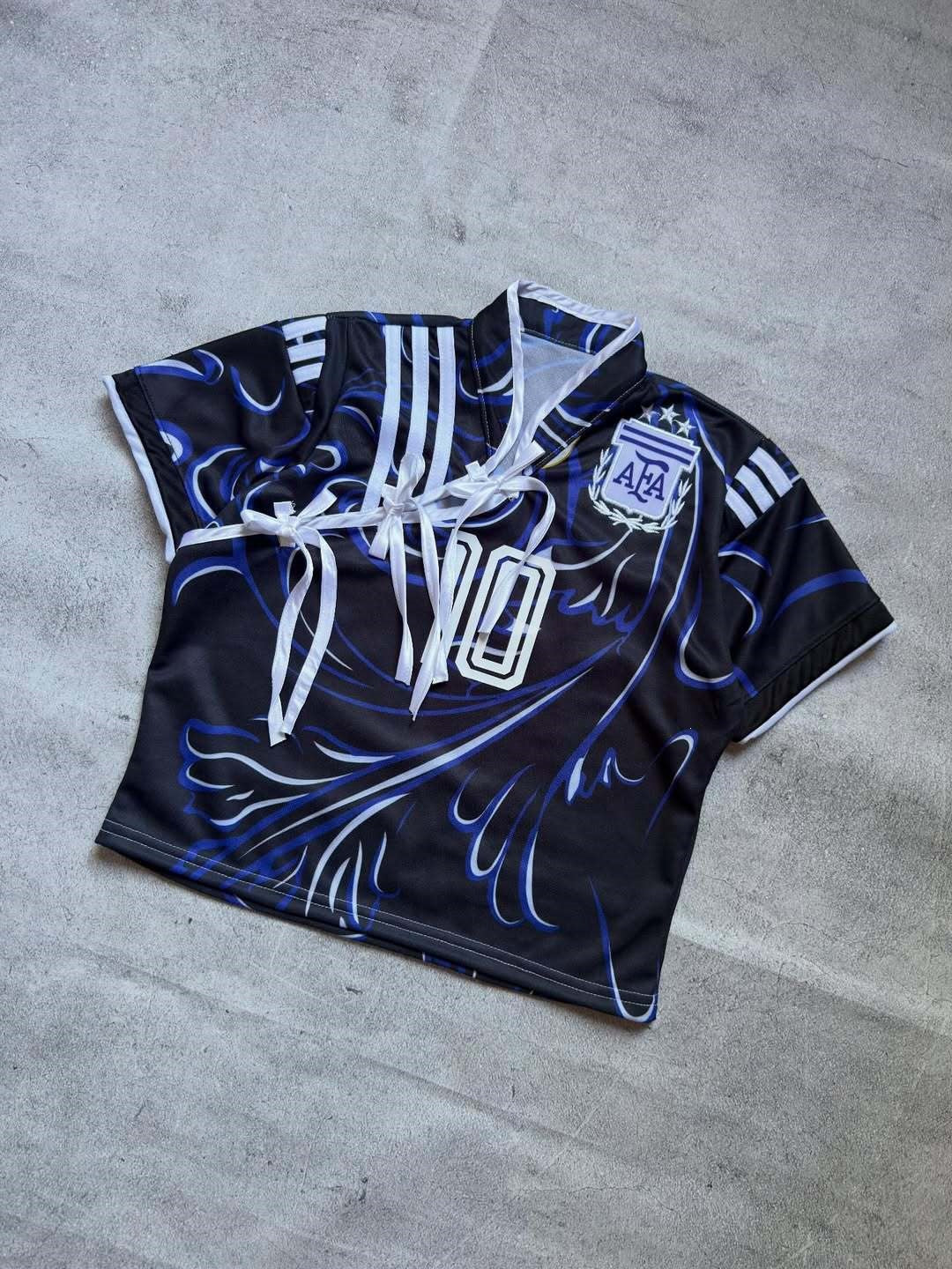 Damen Sportliches cropped Fußballtrikot Drune