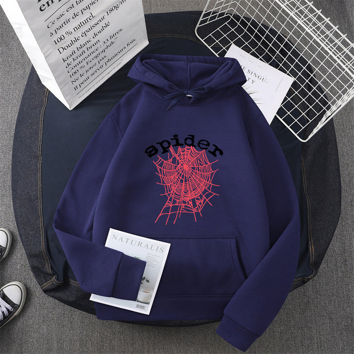 Damen Kapuzensweater mit kreativem Spinnenmotiv Drune