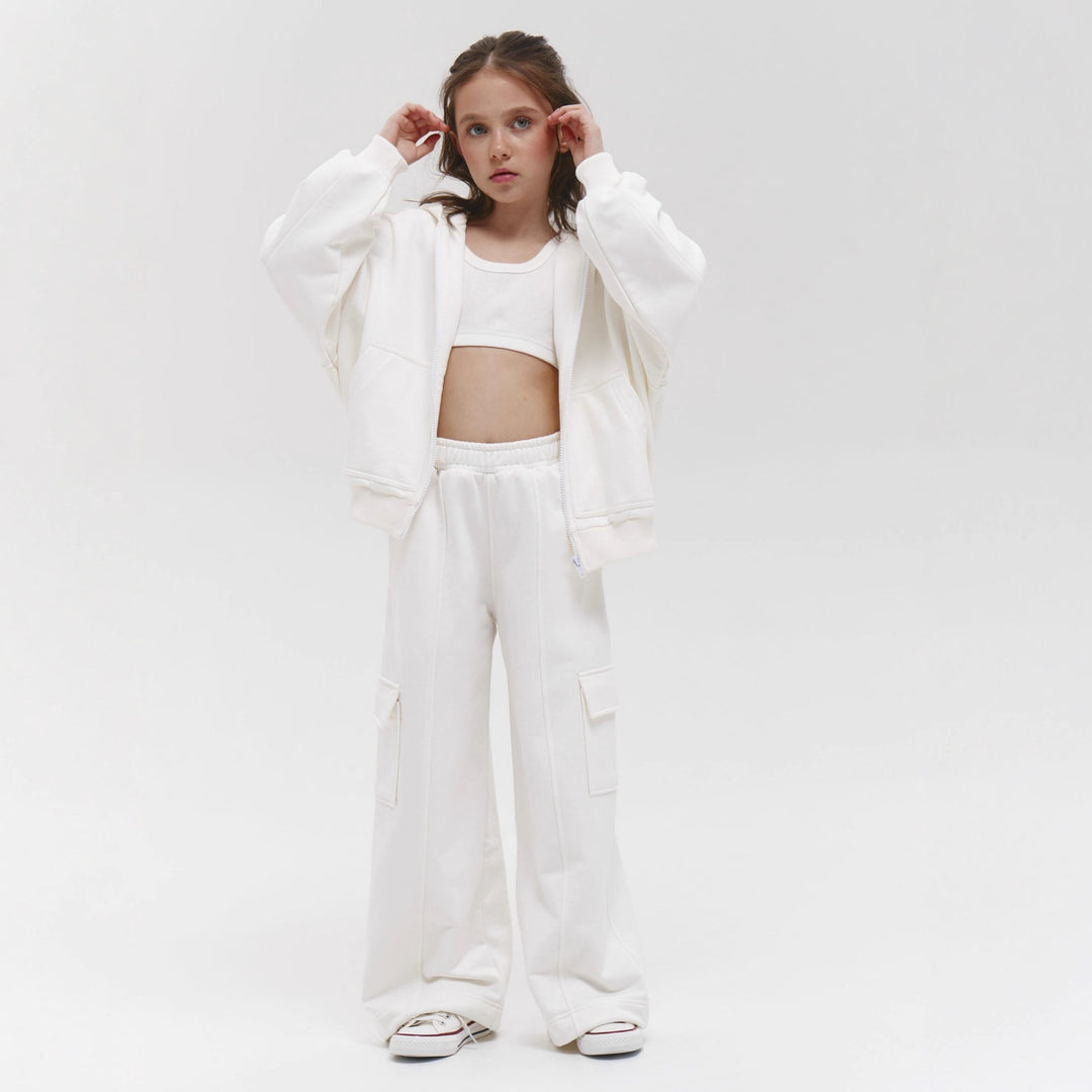 Damen lässiges und bequemes Hoodie-Set mit weit geschnittenen Hosen Drune