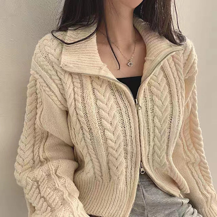 Damen Strickjacke mit hochwertigem Zipper Drune