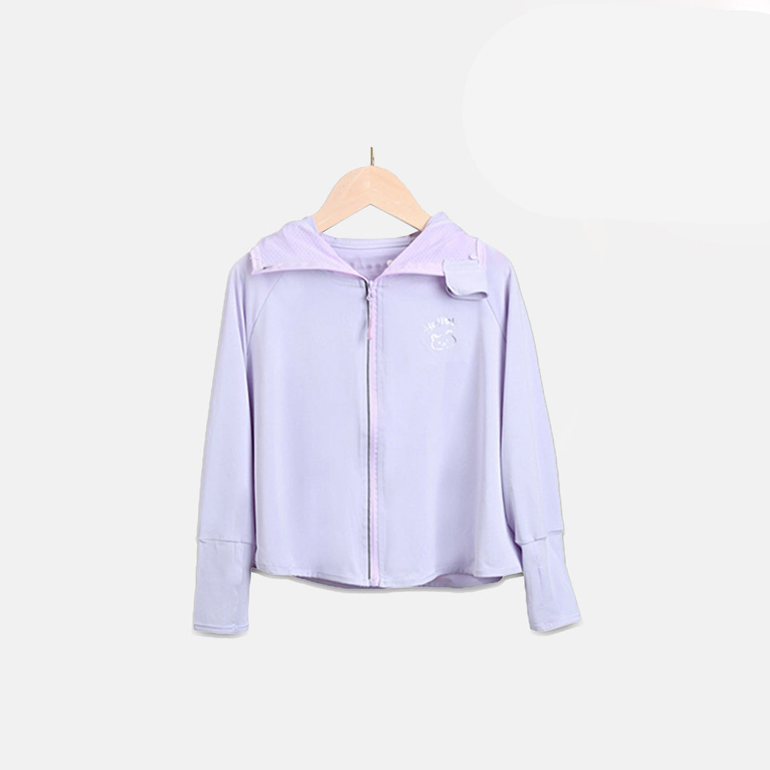 Damen atmungsaktive UV-Schutzjacke mit hohem Kragen Drune