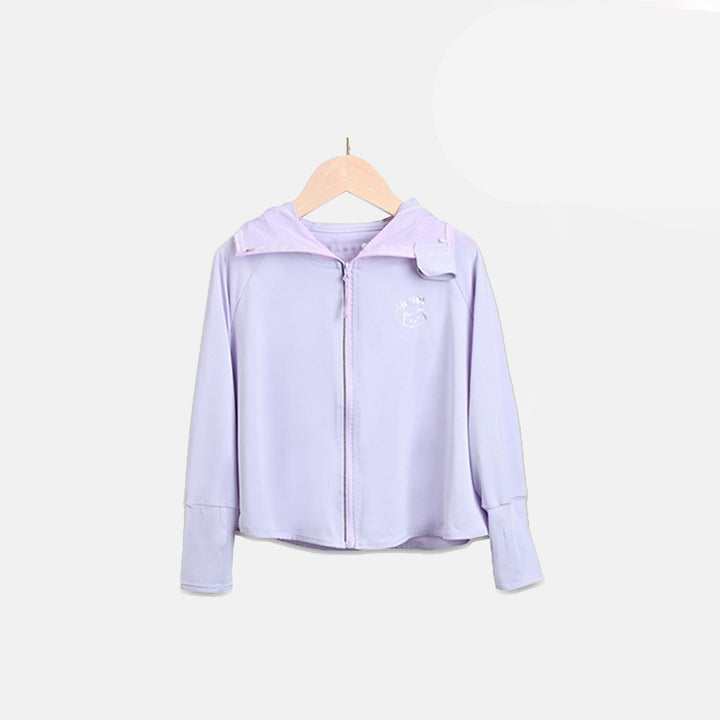 Damen atmungsaktive UV-Schutzjacke mit hohem Kragen Drune