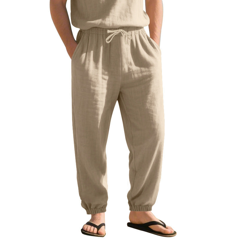 Herren Bequeme Alltagshose mit elastischem Bund und Taschen Drune