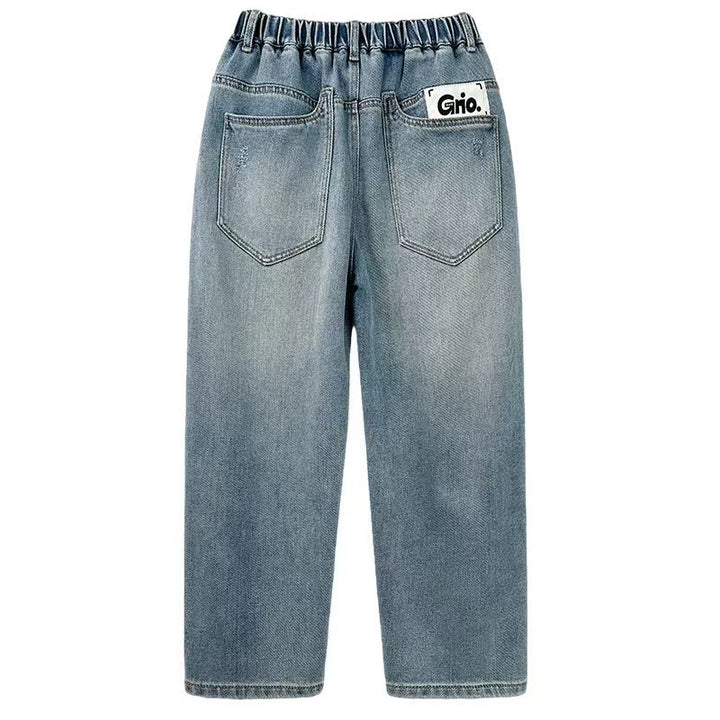 Herren weite Denim-Jeans im modernen Casual-Stil Drune