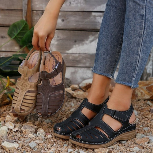 Damen Komfortable Wandersandalen mit ergonomischer Sohle und hochwertiger Oberflächenstruktur Drune