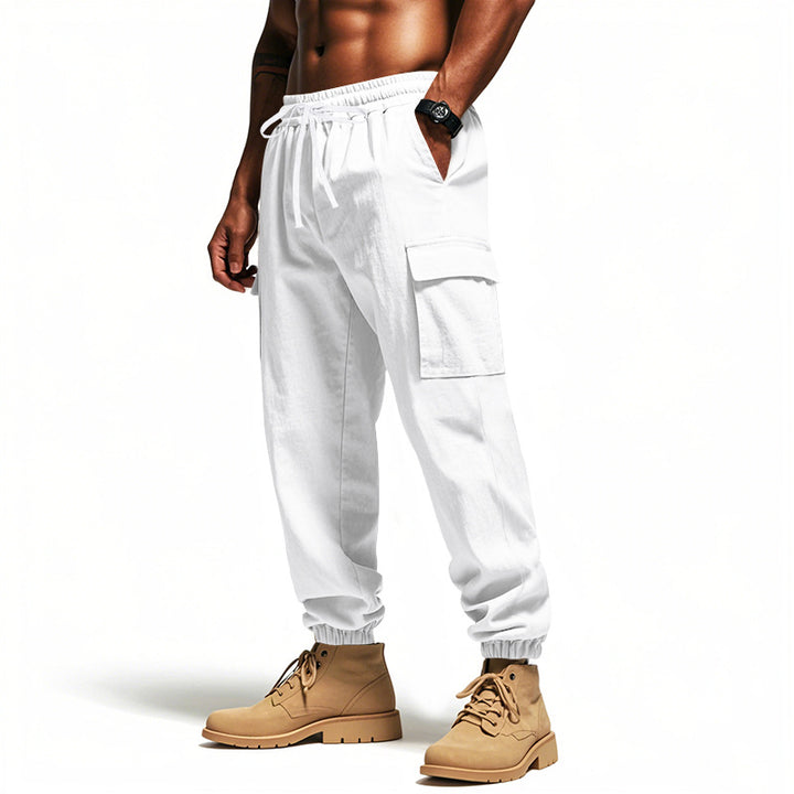 Herren Cargo-Hose mit elastischem Bund und praktischen Taschen Drune