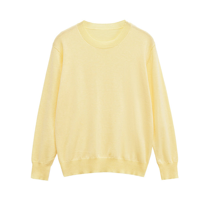 Damen lässiger Pullover aus weichem Material Drune
