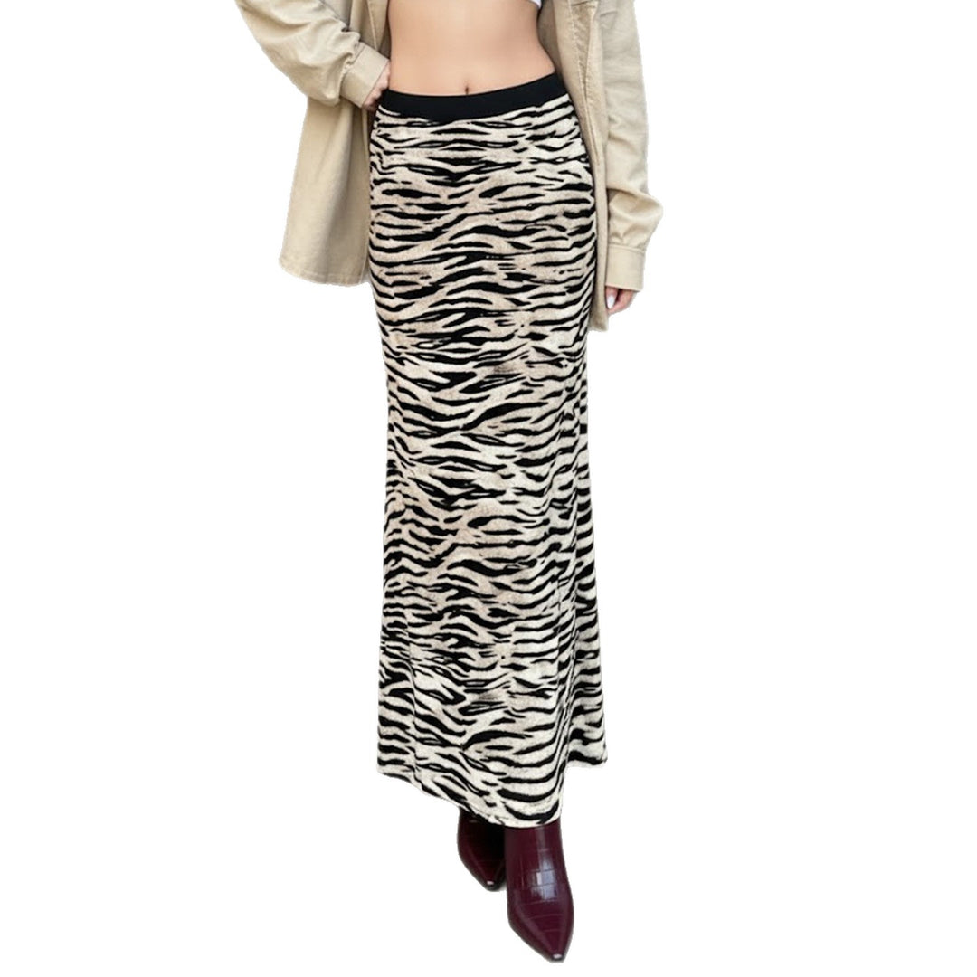 Damen Asymmetrischer Rock mit Rüschendetails und floralem Design Drune