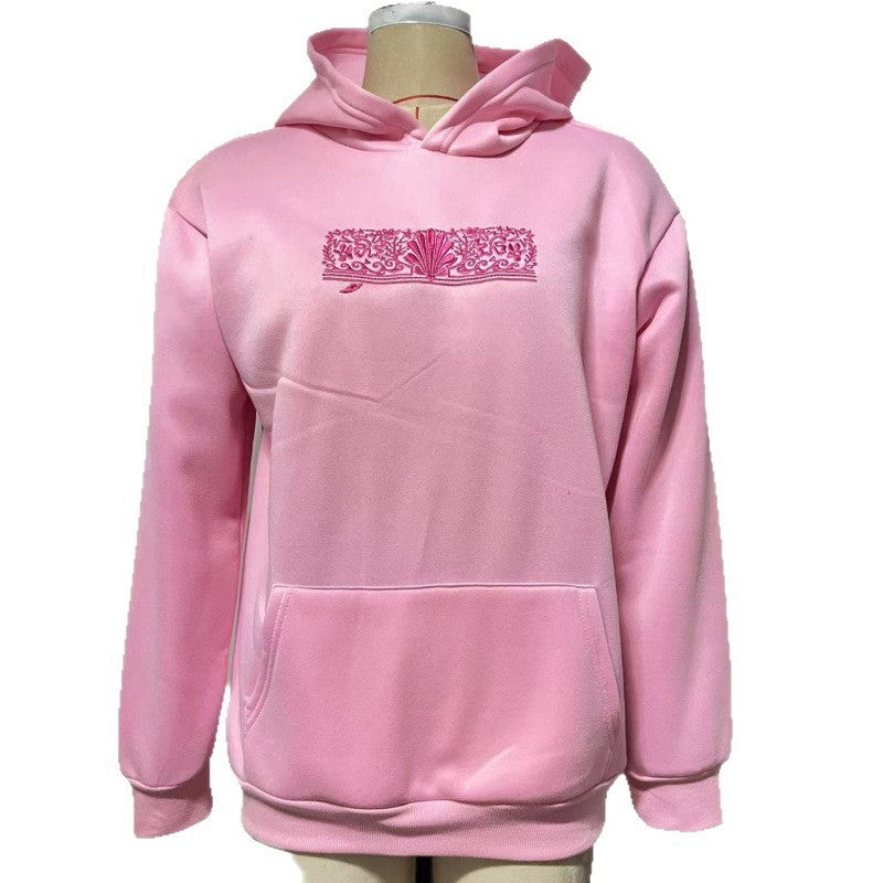 Damen Oversized Kapuzenpullover mit kreativer Grafik und bequemer Passform Drune
