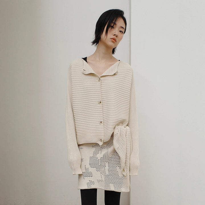 Damen gemütlicher und stylischer Strickpullover Drune
