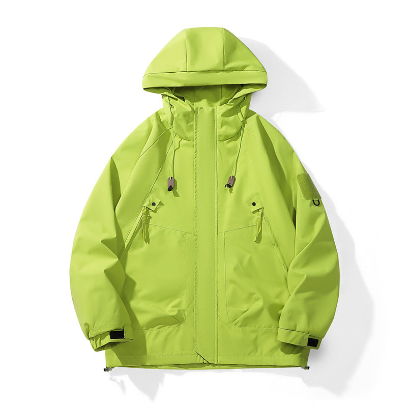 Damen technische Outdoor-Jacke mit verstellbarem Kapuzendesign und praktischen Taschen Drune