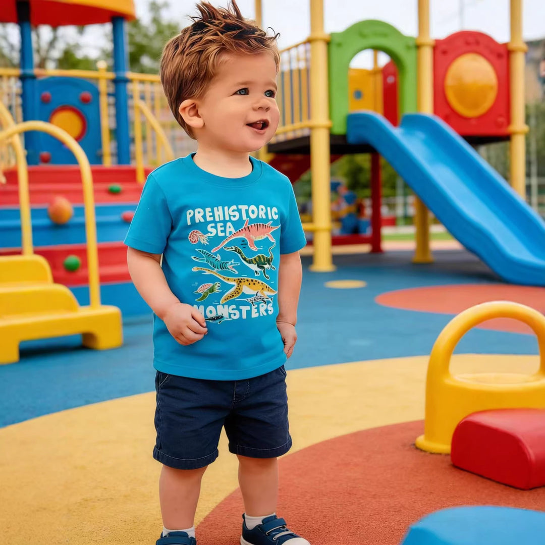 Jungen T-Shirt mit aufregendem Dinosaurier-Motiv Drune