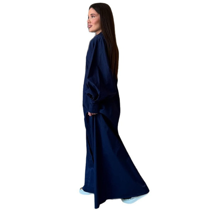 Damen Oversize-Hemdblusenkleid Drune