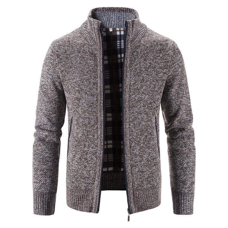 Herren Strickjacke mit innovativem wärmeisolierendem Innenfutter Drune