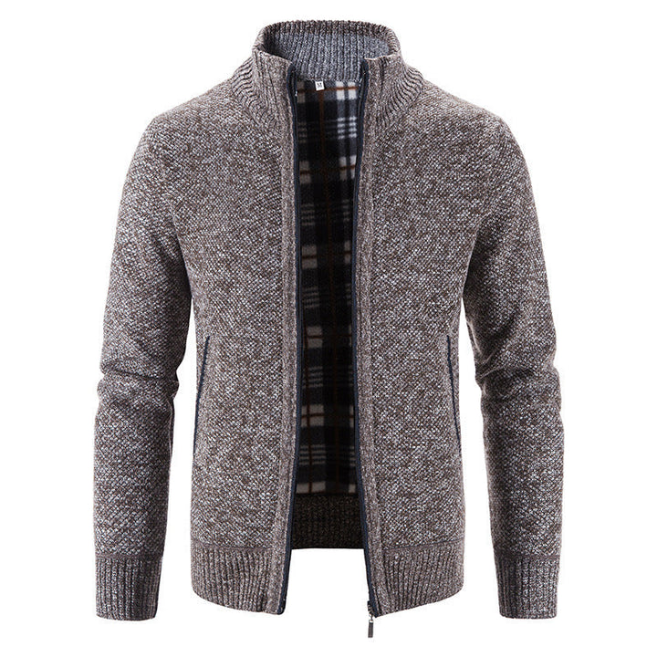 Herren Strickjacke mit innovativem wärmeisolierendem Innenfutter Drune