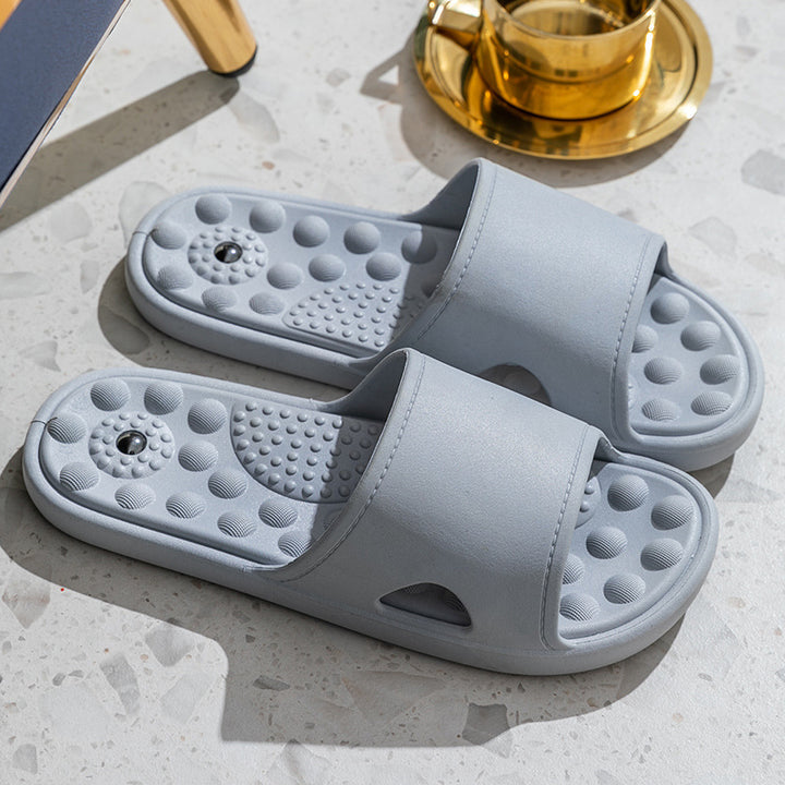 Damen Wellness-Pantoletten mit ergonomischem Fußbett und rutschfester Sohle Drune