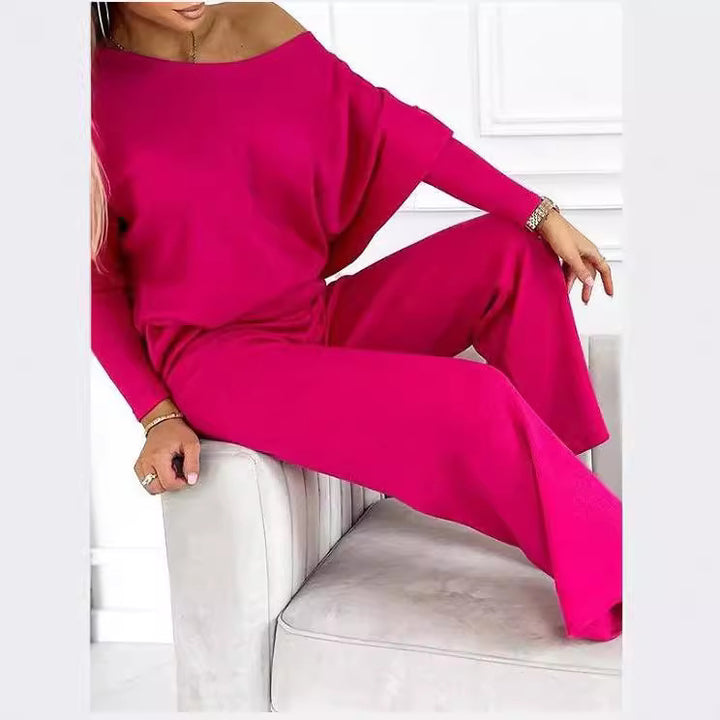 Damen Elegantes und lässiges Loungewear-Set mit weiter Passform Drune