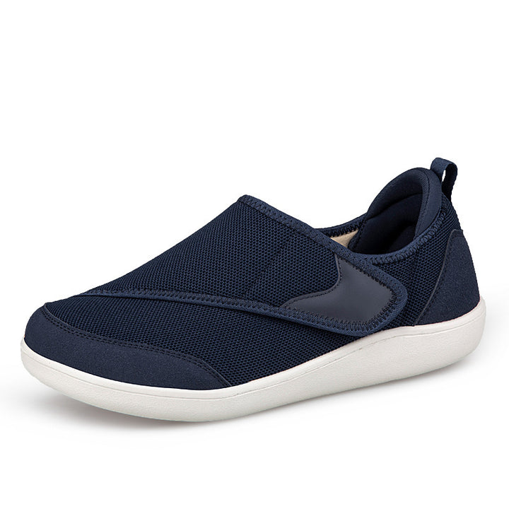 Damen nan einhändig verstellbarer Schlupf-Halbschuh mit Klettriemen, atmungsaktivem Mesh und stoßdämpfender EVA-Sohle Drune