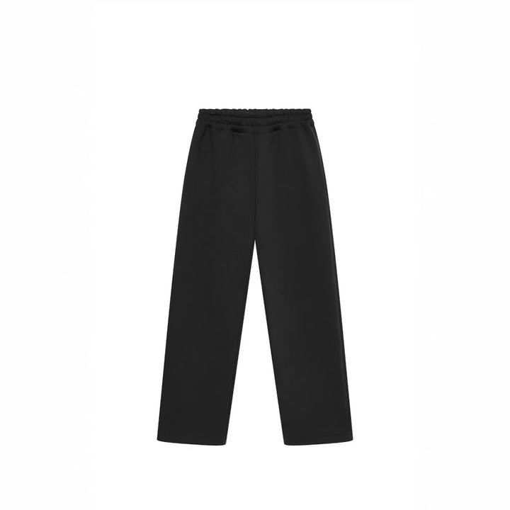Unisex minimalistischer Kapuzenpullover ohne Kängurutasche mit überschnittener Schulter und geripptem Saum Drune
