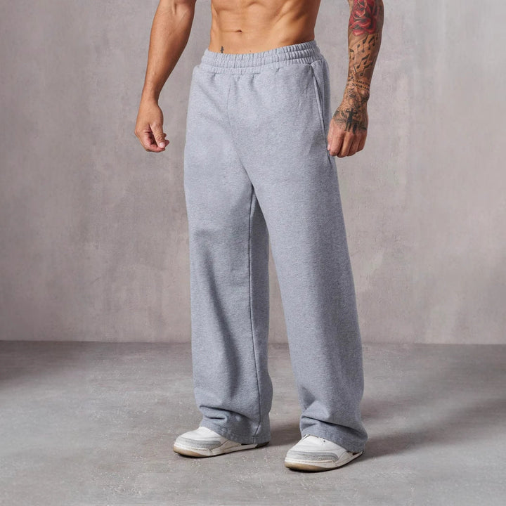 Herren Baggy Jogginghose mit elastischem Bund und seitlichen Taschen Drune