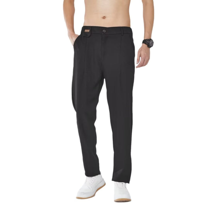 Herren schlanke Chino-Hose mit elegantem Schnitt und atmungsaktivem Material Drune