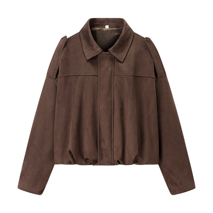 Damen cropped Übergangsjacke mit modernen Details und lässiger Passform Drune
