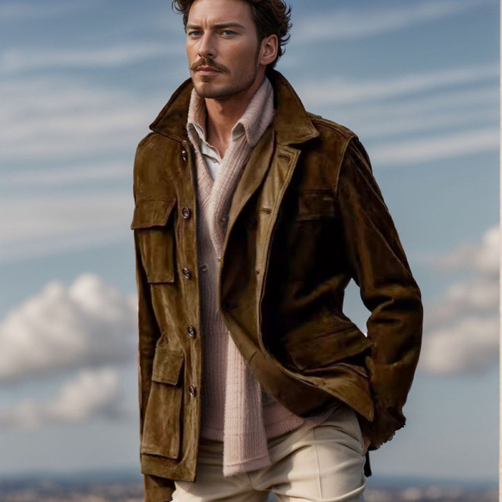 Damen praktische Jacke im modernen Look mit aufgesetzten Taschen Drune