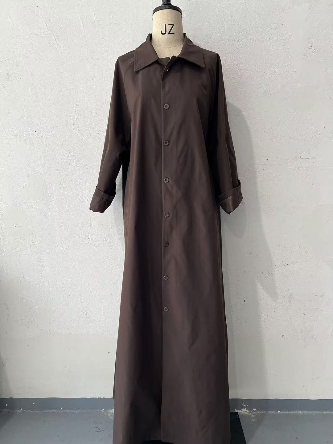 Damen modisches Hemdkleid mit Langarm und eleganter Passform Drune