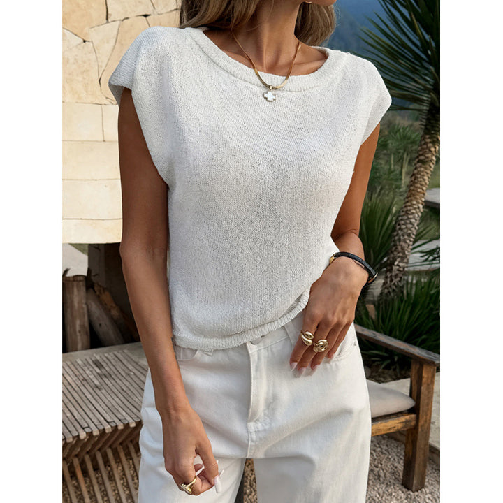 Damen Lässiges Strickoberteil mit überschnittenen Schultern und angenehm weichem Material Drune