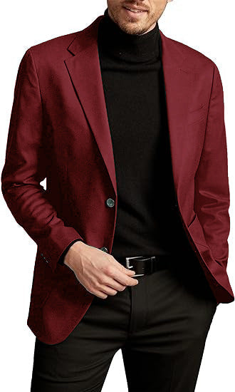 Herren eleganter Blazer mit modernem Schnitt und praktischen Taschen Drune