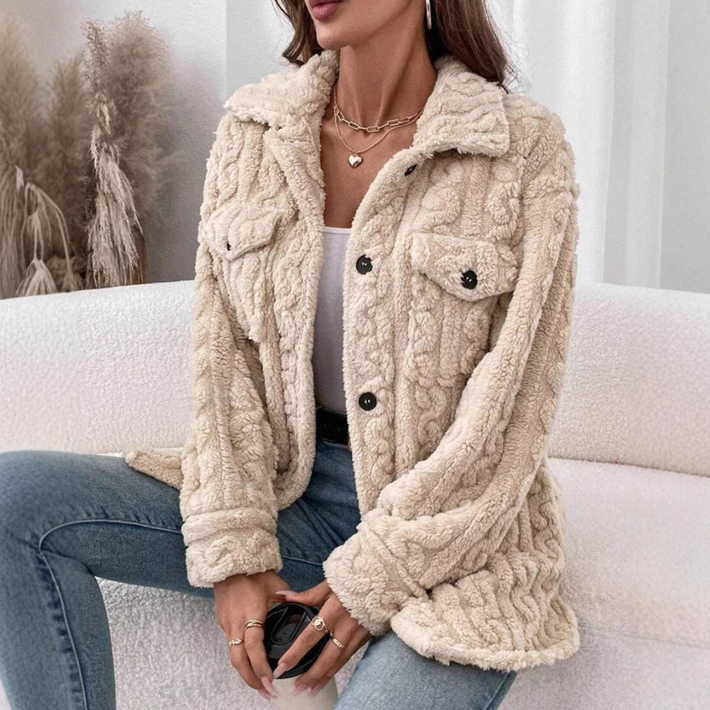 Damen Strickjacke mit strukturierter Oberfläche Drune