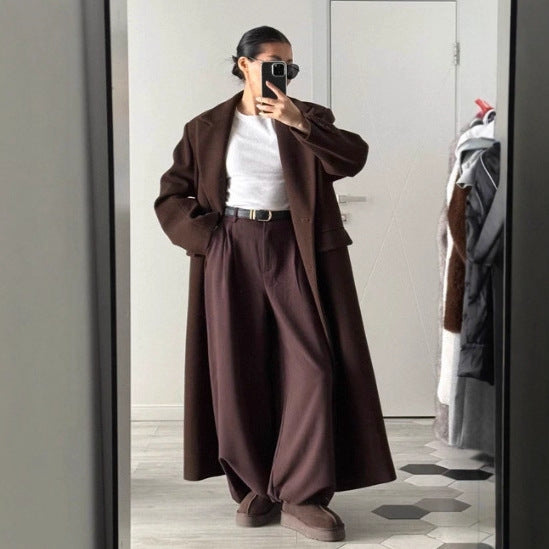 Damen weit geschnittene Hose Drune
