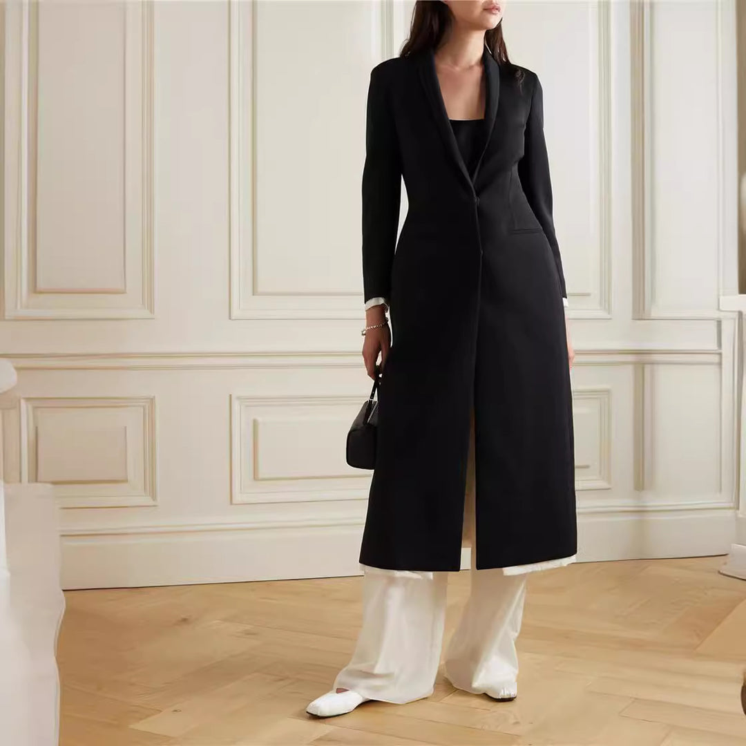 Damen eleganter Dufflecoat mit schickem Revers Drune