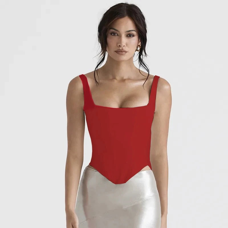 Drune | Fairy Pink Satin Longline Korsett