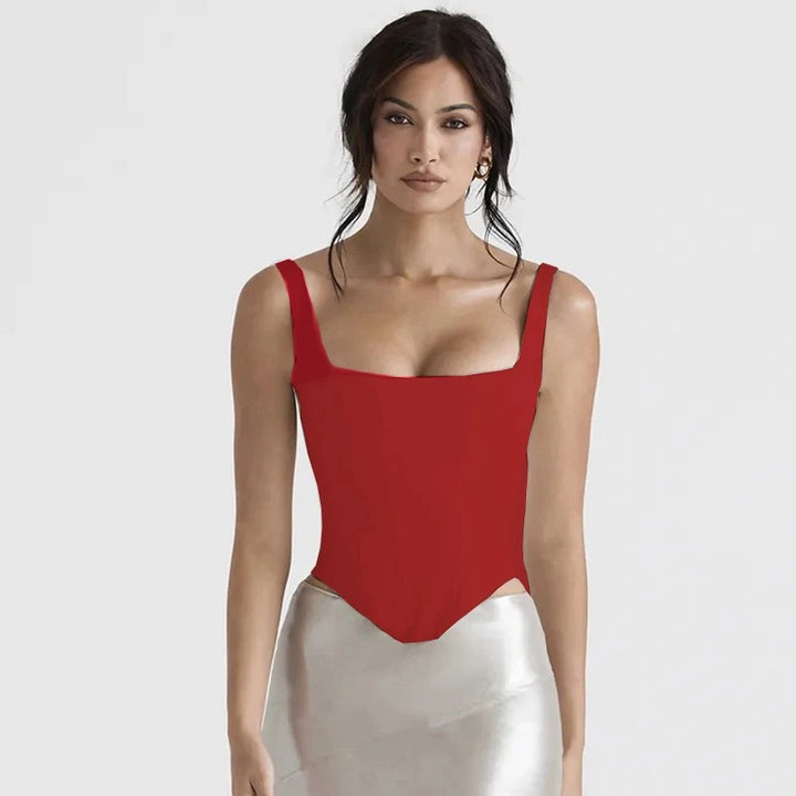 Drune | Fairy Pink Satin Longline Korsett
