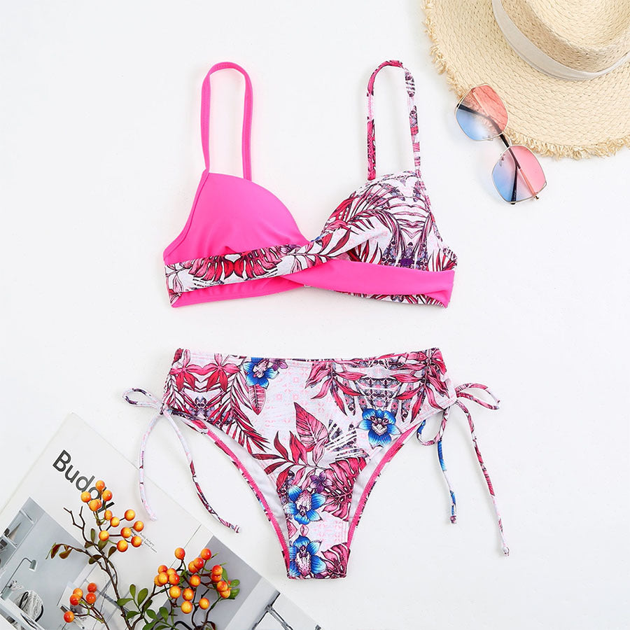 Damen Design-Bikini mit modernem Wickel-Detail Drune