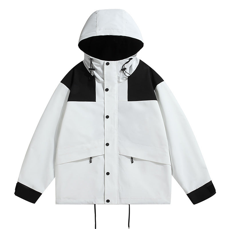 Herren technische Outdoor-Jacke mit wetterfester Kapuze und feuchtigkeitsregulierendem Material Drune