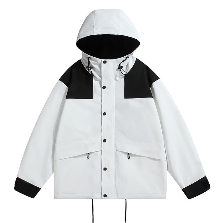 Herren technische Outdoor-Jacke mit wetterfester Kapuze und feuchtigkeitsregulierendem Material Drune