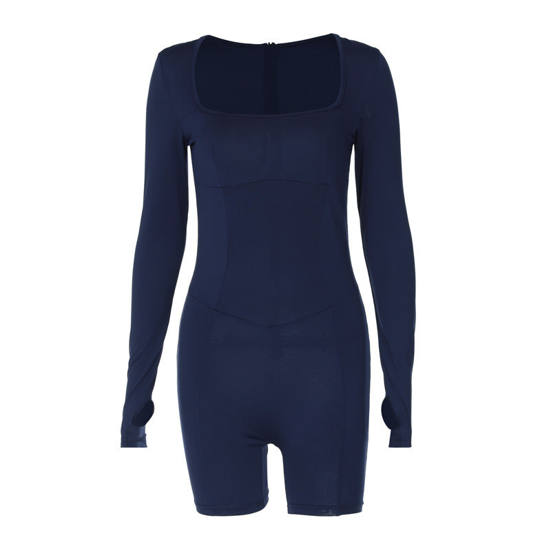 Damen Sportliche Langarm-Jumpsuit Drune