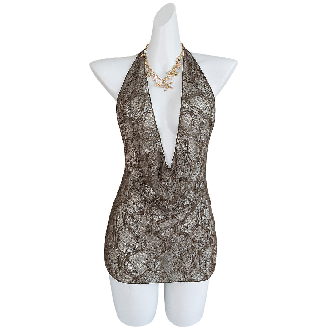 Damen elegante Strandbluse Drune