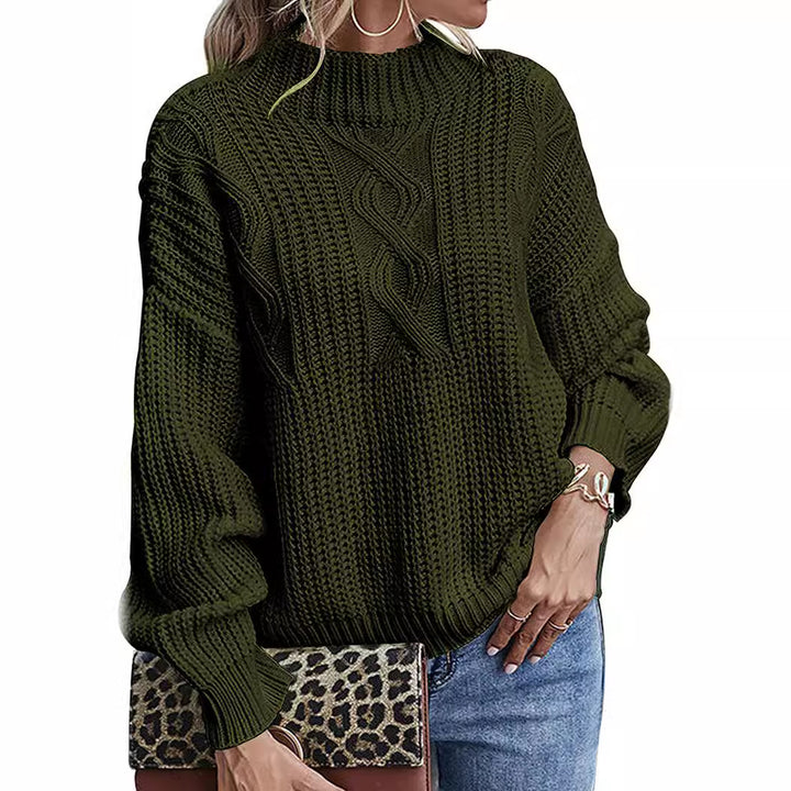 Damen Strickpullover mit elegantem Zopfdesign und modernem Schnitt Drune