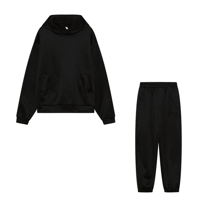 Damen Sportliches Hoodie und Jogginghose Set Drune